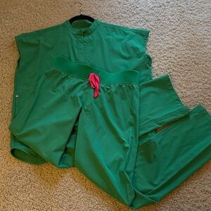 Figs Women Green Scrubs